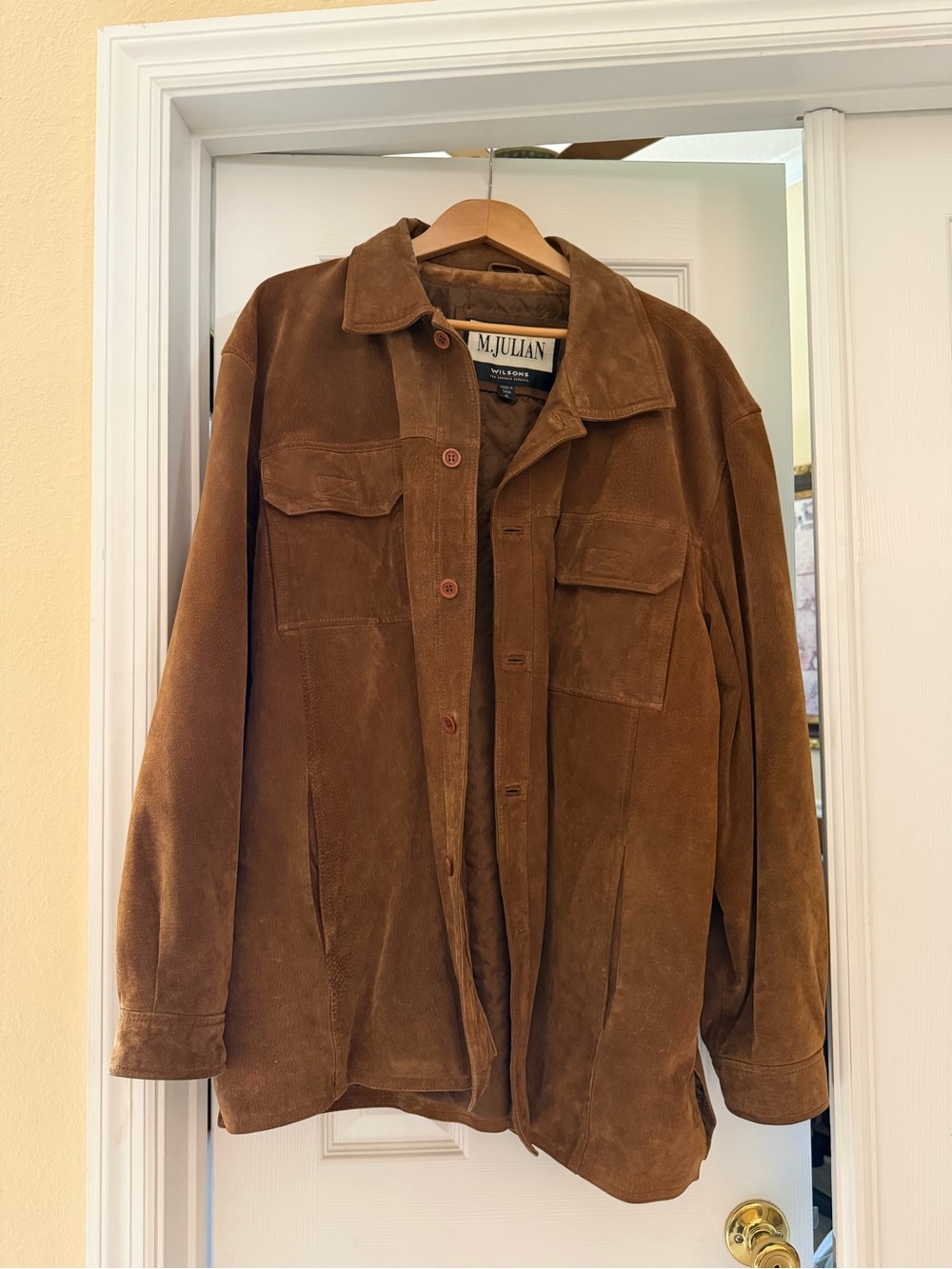Wilson’s Brown Leather Men's Jacket